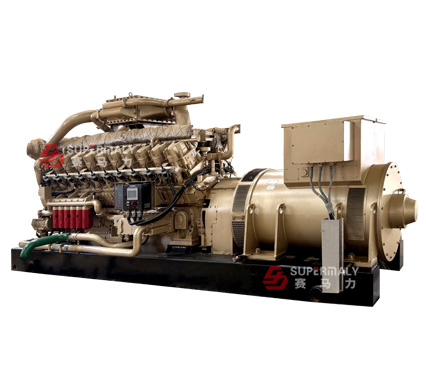 2000KW Grupo electrógeno a Gas con Motor de Jichai