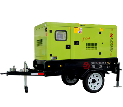 30KW Grupo Electrógeno Móvil con Remolque