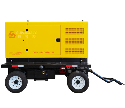 50KW Grupo Electrógeno Móvil con Remolque